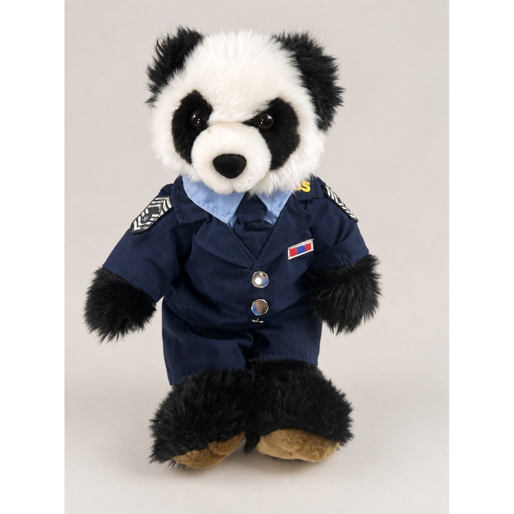 Build-A-Bear Workshop Panda Plush 12in US Air Force Uniform Outfit BABW
